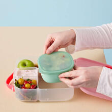 Silicone bowl with lid for a lunchbox Forest, b.box