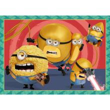 TREFL MINIONS 4 dėlionių rinkinys „Minions“