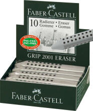 Dzēšgumija Faber-Castell Triangular Grip 2001, pelēka