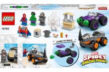 10782 LEGO®Marvel Spidey Halks pret Degunradzi: kravas auto cīņa