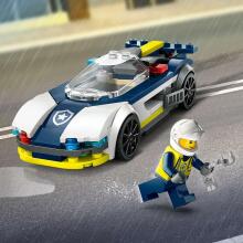 60415 LEGO® City Policijas Auto Un Jaudīgā Auto Pakaļdzīšanās