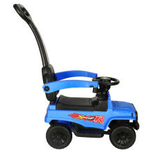 Ikonka Art.KX4412_1 Off-road car push ride with sound and lights blue