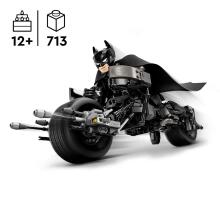 76273 LEGO® Super Heroes DC Būvējama Betmena figūra un Bat-Pod motocikls