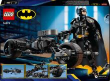 76273 LEGO® Super Heroes DC Būvējama Betmena figūra un Bat-Pod motocikls