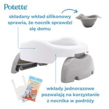 2-in-1 Potette Value Pack White/Gray, Potette