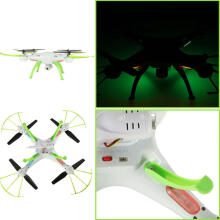 Ikonka Art.KX9530_1 Syma X5HW 2.4GHz RC drons Wi-Fi kamera balts