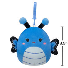 SQUISHMALLOWS W19 Clip-on plush toy, 8 cm