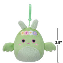 SQUISHMALLOWS Prisegamas pliušinis žaislas, 8 cm, W19