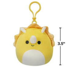 SQUISHMALLOWS W19 Clip-on plush toy, 8 cm