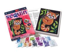 KITFIX DIY set Sequin Art Red Red Panda