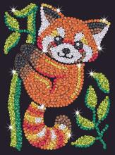 KITFIX Käsitöökomplekt Sequin Art Red Punane panda