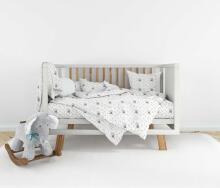 La Bebe™ Bunnies Bed Bumper Art.181522 Двухсторонний мягкий бортик-охранка для детской кроватки  360см