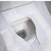 WuCetki Disposable paper toilet seat pads with comfortable XXL edges for children and adults 3 pcs.