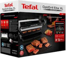 Tefal Optigrill+ + Snacking and backing XL, 2000 Вт, черный/нерж. сталь - Электрический гриль + насадка для запекания