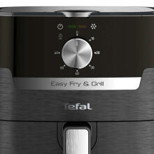 Fryer Tefal Easy Fry &amp; Grill EY501815 Single 4,2L brīvi stāvošs 1400W karstā gaisa fritieris, melns