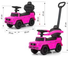 Toma Mercedes G350 Art.653 Pink Машинка толкалка с ручкой