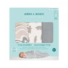 Aden&Anais Swaddle Me Art.EWSM30005 Little Woods Minky