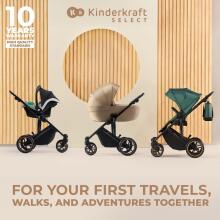 KinderKraft Prime Lite 3 in1 Art.KKWPRLIBLK3000 Black Универсальная коляска 3 в 1+стильная сумка