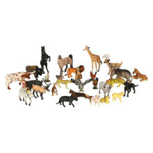 Ikonka Art.KX3501 Figures zoo animals set of 28 el.