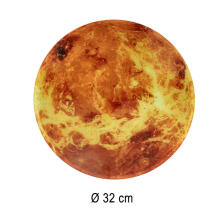 Ikonka Art.KX3512_1 Planet mars orange 32cm price clock