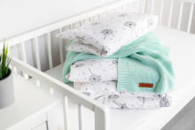 Bamboo and cotton blanket – mint