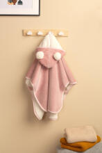 CAR SEAT PONCHO PINK PLUSH