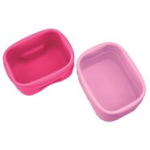 Silicone snack containers/compartments, 2 pack, Berry, b.box