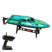 Ikonka Art.KX3662 Remote control RC boat Revolt ILLUMINATOR green