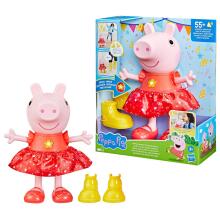 PEPPA PIG Interaktiivinen nukke Pipsan kuralätäkköbileet, 30 cm