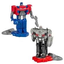 TRANSFORMERS MV8 игровой набор Сражающиеся роботы Оптимус Прайм и Мегатрон, 11,5 cm