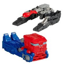 TRANSFORMERS MV8 игровой набор Сражающиеся роботы Оптимус Прайм и Мегатрон, 11,5 cm