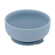 Little Eater Art.bowl02 Grey silikoninis prilimpantis dubenėlis