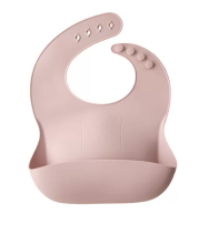 Little Eater Art.bib01 Pink Silicone bib