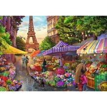 TREFL Premium Plus Puzzle Flower Market, Paris, 1000 pcs