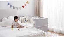 Lepinkids Allen Art.183726 Grey Koka gulta 140x70cm