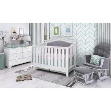 Lepinkids Bed  Art.MO-17 White/Grey Koka gulta 140x70cm