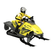 Ikonka Art.KX3664 RC remote controlled snowmobile Revolt TRAIL BLAZER red