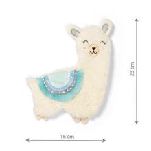 1557/02 Cuddly toy - rustling LLAMA LULU