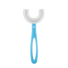 Bebe Basic Kids U-Shaped Toothbrush Art.5002 Col.Blue U-veida bērnu zobu birste