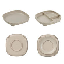 Plate with suction cup 2in1, latte, b.box