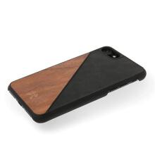 Woodcessories EcoSplit Wooden+Leather iPhone 7+ / 8+  Walnut/black eco249