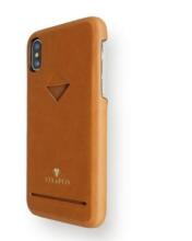 VixFox Card Slot Back Shell for Samsung S9 caramel brown