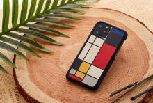 MAN&WOOD SmartPhone case iPhone 11 Pro Max mondrian wood black