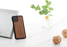 MAN&WOOD SmartPhone case iPhone 11 Pro black walnut black