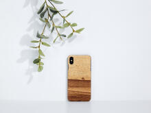 MAN&WOOD SmartPhone case iPhone XS Max terra black