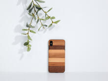 MAN&WOOD SmartPhone case iPhone XS Max sabbia black