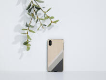 MAN&WOOD SmartPhone case iPhone XS Max gray suit black