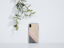 MAN&WOOD SmartPhone case iPhone XS Max pink suit black