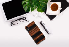 MAN&WOOD SmartPhone case iPhone XR ebony black