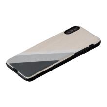 MAN&WOOD SmartPhone case iPhone X/XS gray suit black